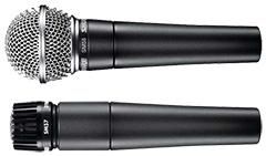 An image of a SM58 & SM57 Dynamic Micraphones